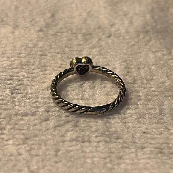 David Yurman Cable Collectibles Heart Stack Ring - Picture 5 of 6